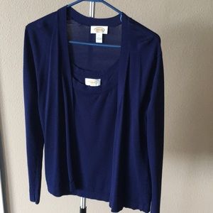 Talbots dressy tank top with matching jacket.